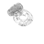 Фото 2: Эрекционное кольцо с вибрацией Rings Axle-pin white