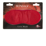 Фото 1: МАСКА НА ГЛАЗА BONDAGE КРАСНАЯ