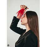 Фото 4: Тиклер Burlesque Plume Red