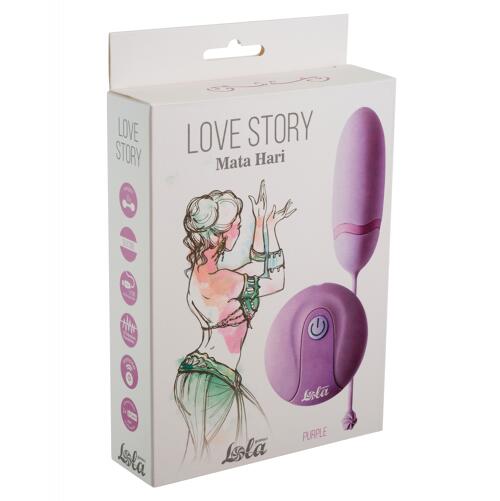Виброяйцо на пульте управления Love Story Mata Hari purple 