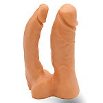 Фото 2: Страпон анально-вагинальный, двойной Харнес в подарочной упаковке из ПВХ 15 см х 3 см