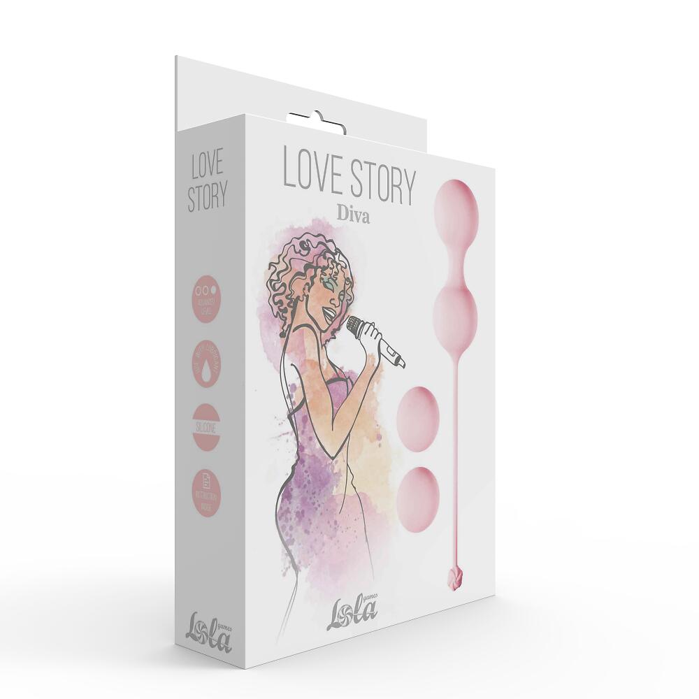 Фотография Набор вагинальных шариков Love Story Diva Tea Rose