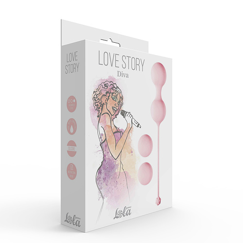 Набор вагинальных шариков Love Story Diva Tea Rose