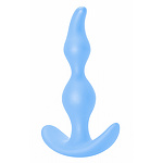 Фото 3: Анальная пробка Bent Anal Plug Blue