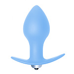 Фото 2: Анальная пробка с вибрацией Bulb Anal Plug Blue