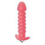 Фото 2: Анальная пробка с вибрацией Twisted Anal Plug Pink