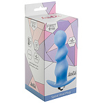Фото 1: Анальная пробка с вибрацией Spiral Anal Plug Blue (Батарейки ААА)
