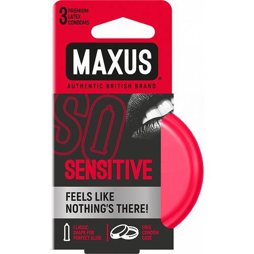 Презервативы Ультратонкие MAXUS Sensitive №3 ж к