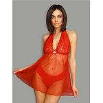 Фото 1: Эротическое платье красное