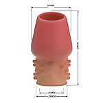 Фото 3: Насадка на пенис Pretty Love