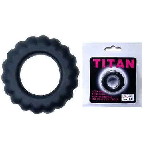Baile Titan Cock Ring, черное 