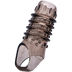 Фото 2: ToyFa XLover 7,5 см, черная насадка на половой член