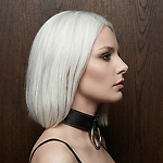 Фото 3: Ошейник с кольцом чёрный кожаный