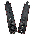 Фото 6: Наручники чёрные из мягкой кожи