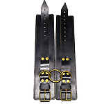 Фото 6: Наручники из натуральной кожи чёрные