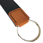 Фото 4: Мини-плеть - пэддл чёрная из натуральной кожи 40 см