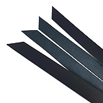 Фото 5: Мини-плеть - пэддл чёрная из натуральной кожи 40 см