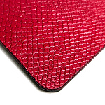 Фото 3: Пэддл кожаный чёрно-красный