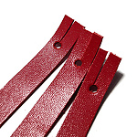 Фото 3: Плеть кожаная чёрно-красная