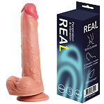 Фото 1: Реалистичный фаллоимитатор с функцией пенетрации и вибрации с дистанционным управлением 20,5см