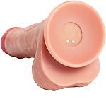 Фото 5: Реалистичный фаллоимитатор с функцией пенетрации и вибрации с дистанционным управлением 20,5см