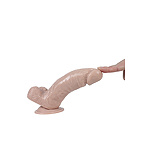 Фото 3: Реалистичный фаллоимитатор REAL с мошонкой на присоске, silicone, 17х4 см.