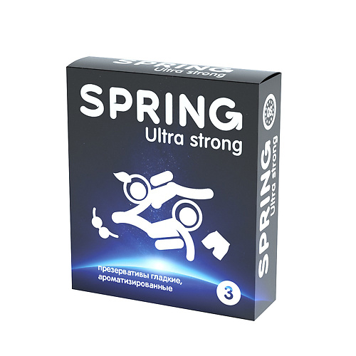 Презервативы SPRING Ultra Strong, 3 шт. уп. (ультра-прочные)
