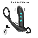 Фото 5: Пульсирующимй массажер простаты с вибрацией на пульте дистанционного управления