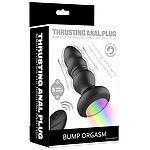 Фото 1: Светящаяся анальная пробка с возвратно-поступательной функцией