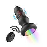 Фото 2: Светящаяся анальная пробка с возвратно-поступательной функцией