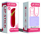 Фото 5: Силиконовый мини-вибратор красный