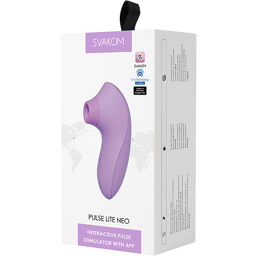 Мембранно-волновой клиторальный стимулятор Pulse Lite Neo lavender