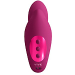 Фото 4: Вибромассажер Yuki для зоны G с двумя моторами и массажными шариками (розовый)