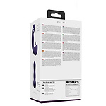 Фото 3: Вибромассажер Yumi с тремя моторами для точки G и мерцающим стимулятором язычка (фиолетовый)