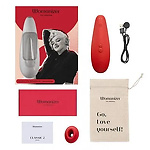 Фото 4: Бесконтактный клиторальный стимулятор WOMANIZER CLASSIC 2 MARILYN MONROE, красный
